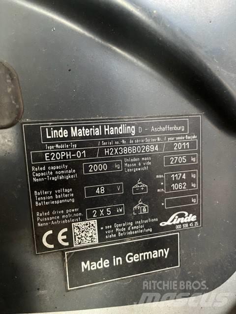 Linde E20 PH-01 Sähkötrukit