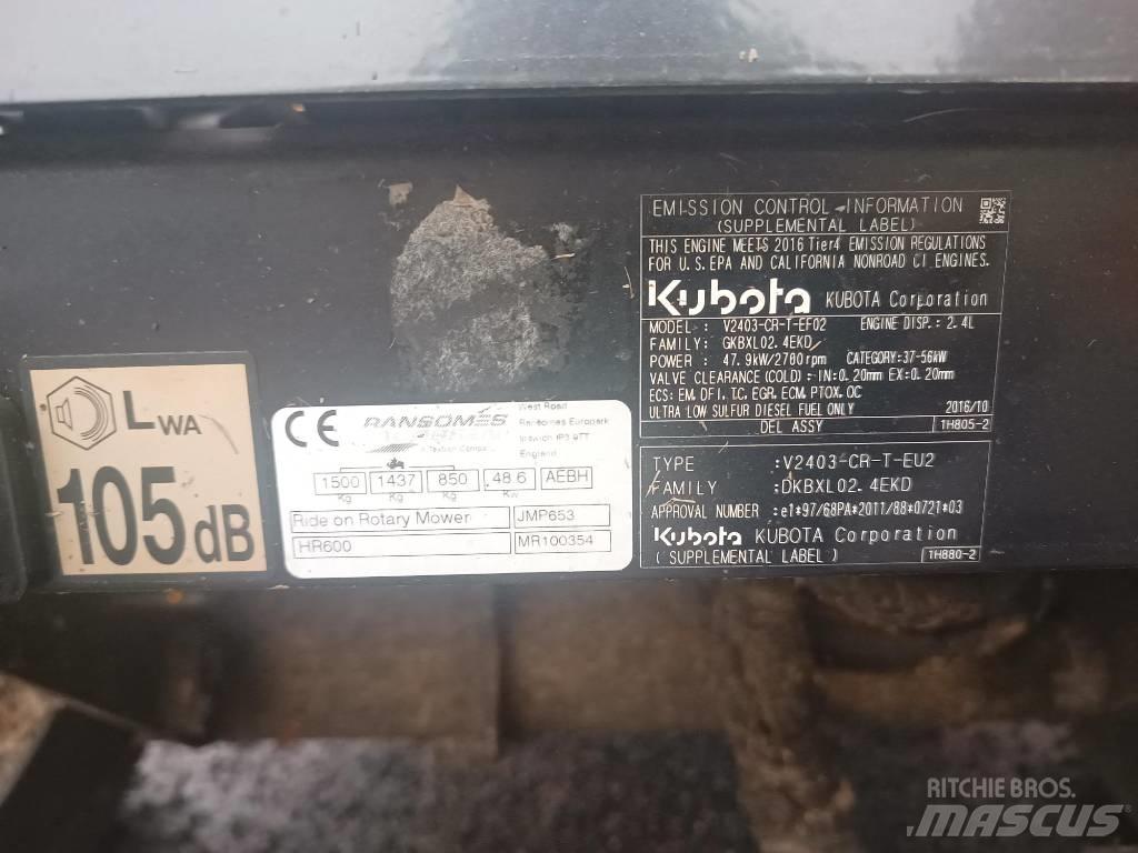 Jacobsen HR 600 Päältäajettavat ruohonleikkurit