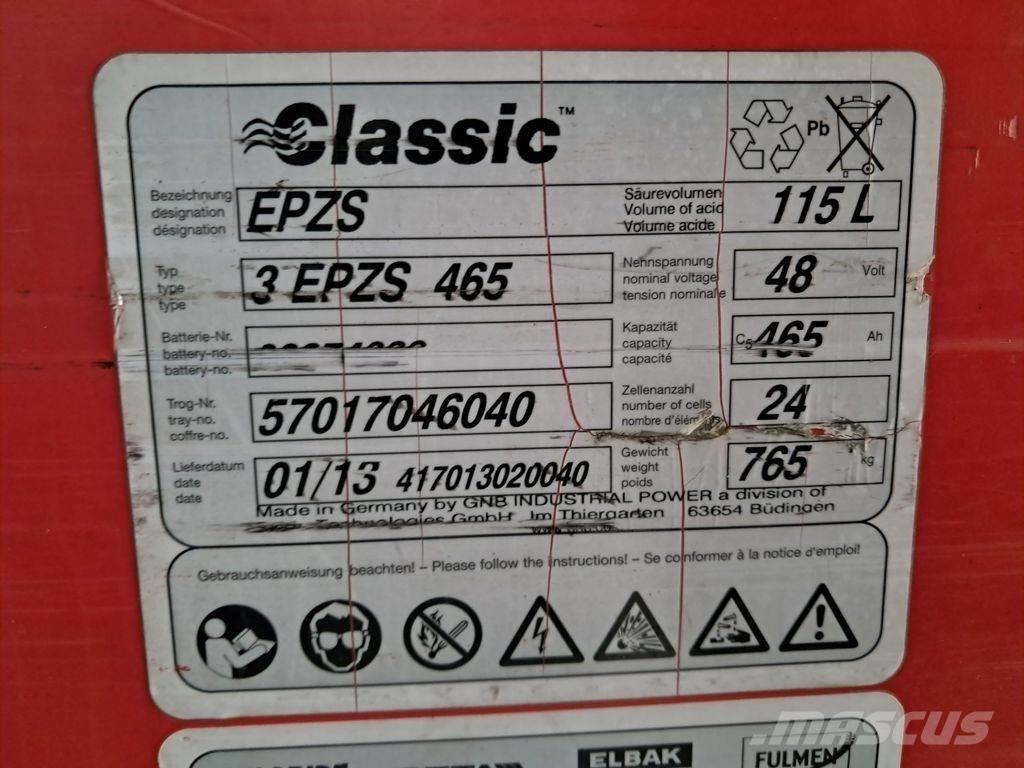 Linde R16S-12 Työntömastotrukit
