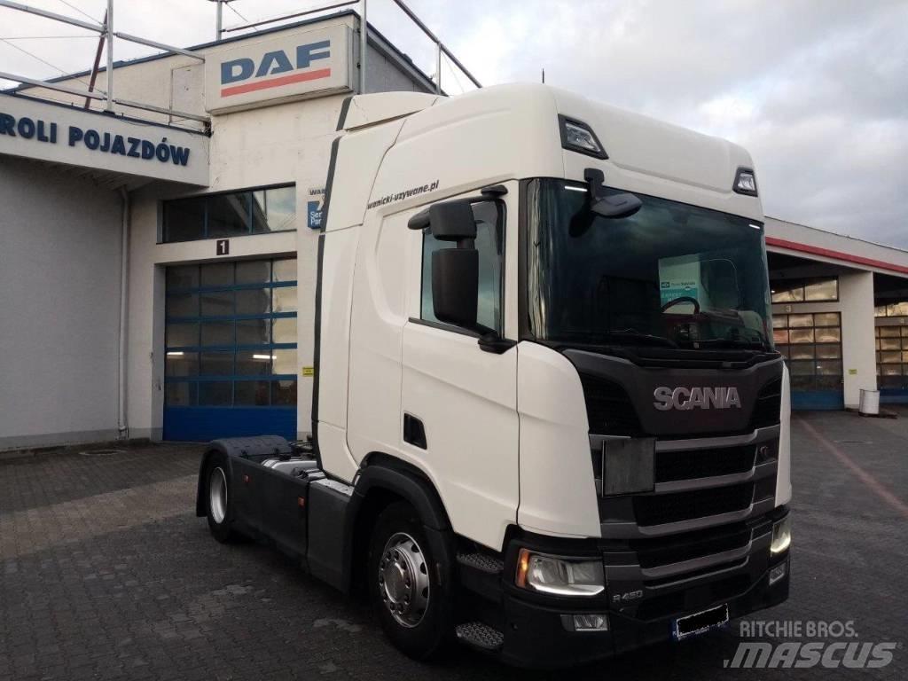 Scania R 450 TOPLINE Vetopöytäautot