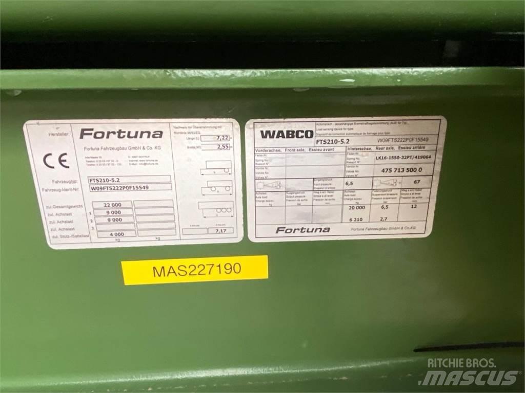 Fortuna FTS 210 Kippiperävaunut