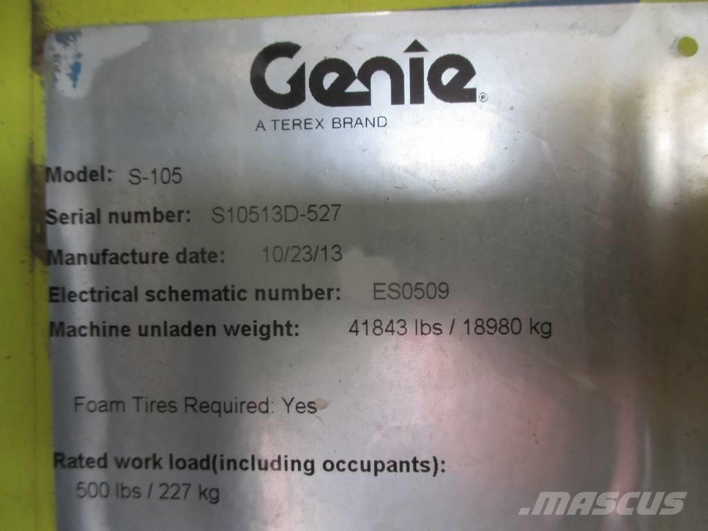 Genie S 105 Teleskooppipuominostimet