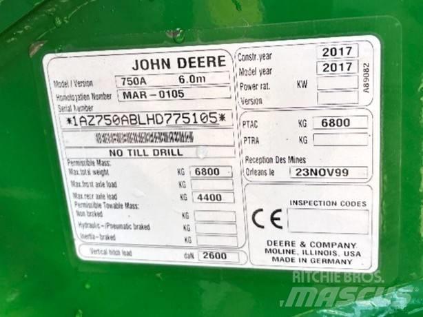 John Deere 750 A Kylvökoneet