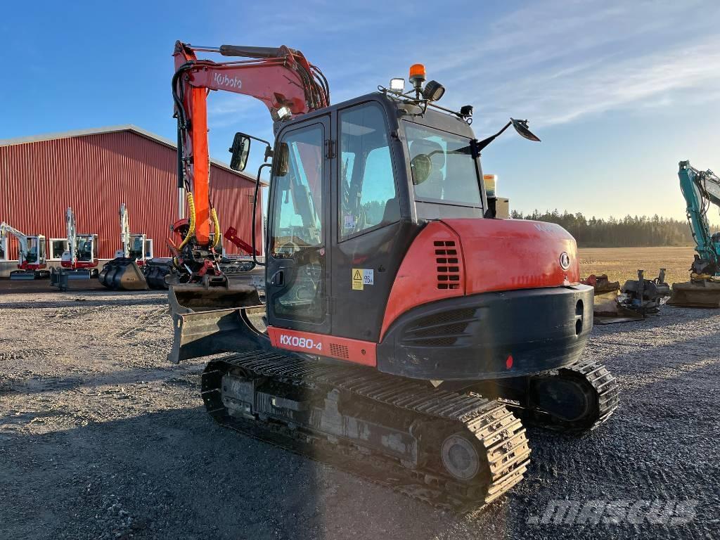 Kubota KX 080-4 Midikaivukoneet 7t - 12t
