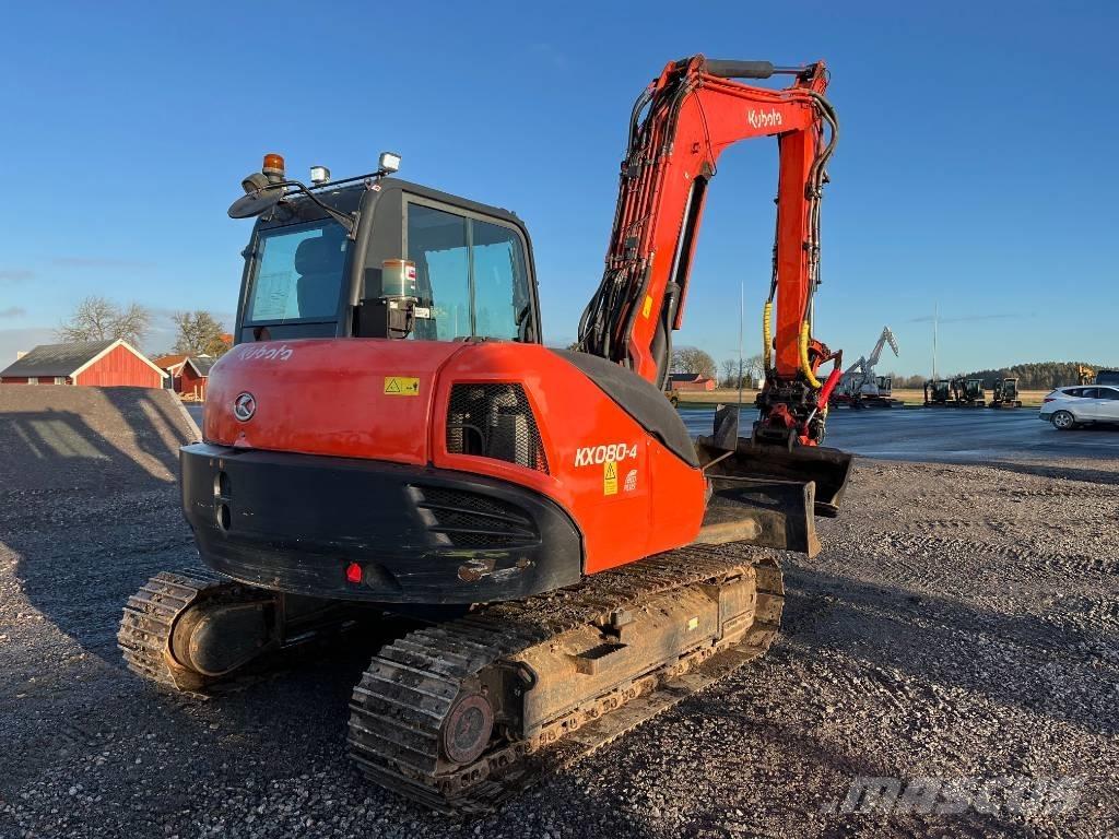 Kubota KX 080-4 Midikaivukoneet 7t - 12t