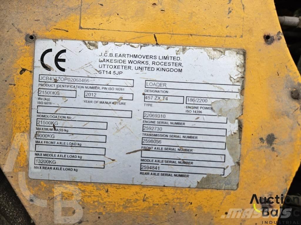 JCB 457 ZX Pyöräkuormaajat