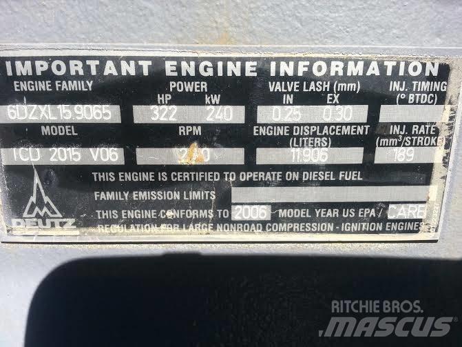 Deutz TCD2015V06 Muut