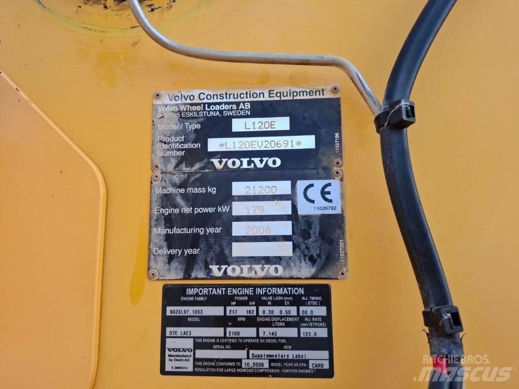 Volvo L 120 E Pyöräkuormaajat