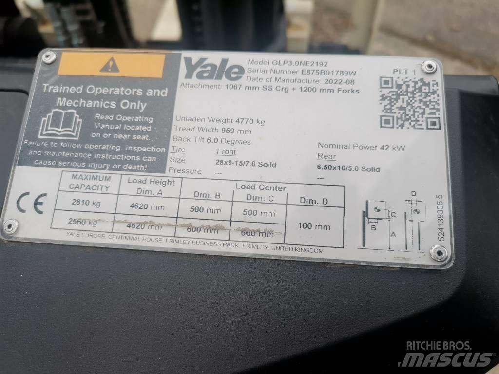 Yale GLP30 N Nestekaasutrukit