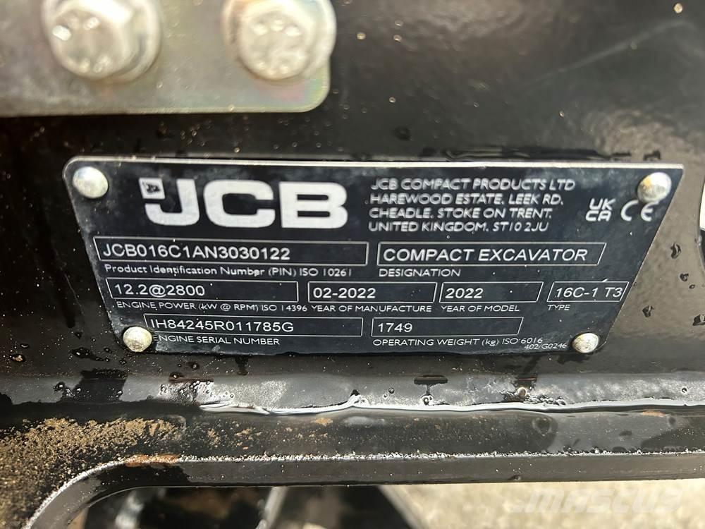 JCB 16C-1 Minikaivukoneet < 7t