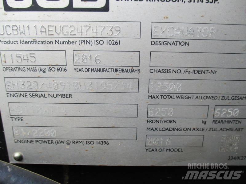 JCB HD110W Pyöräkaivukoneet