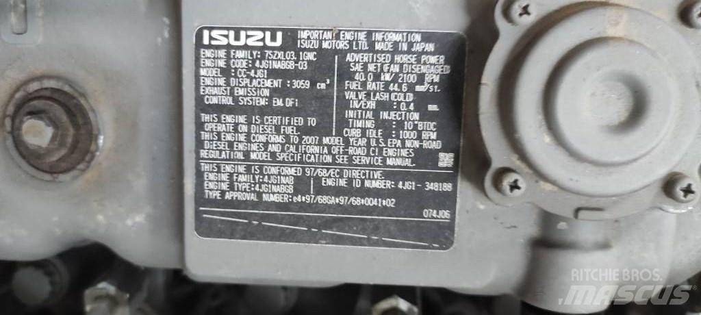 Isuzu CC-4JG1 Moottorit