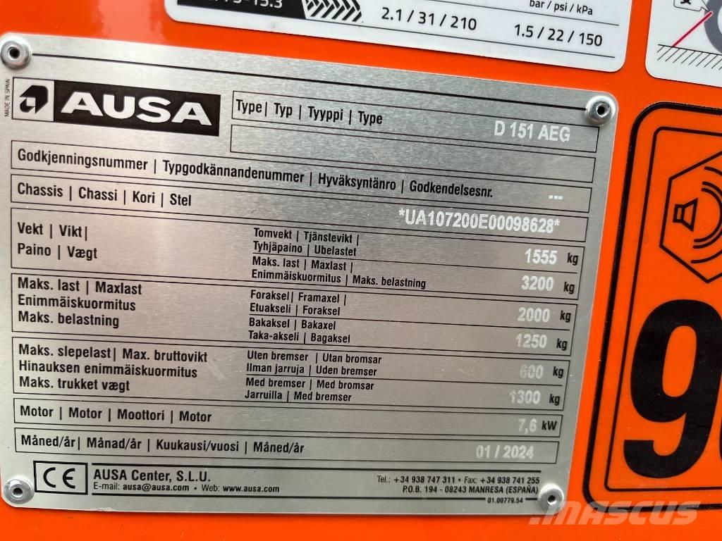 Ausa D151AEG Minidumpperit