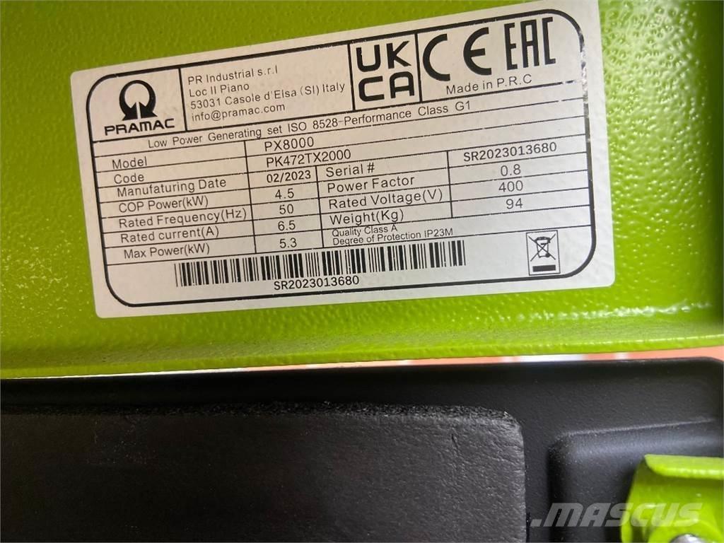 Pramac PX 8000 Muut generaattorit