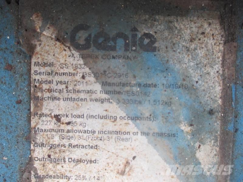 Genie GS 1932 Saksilavat