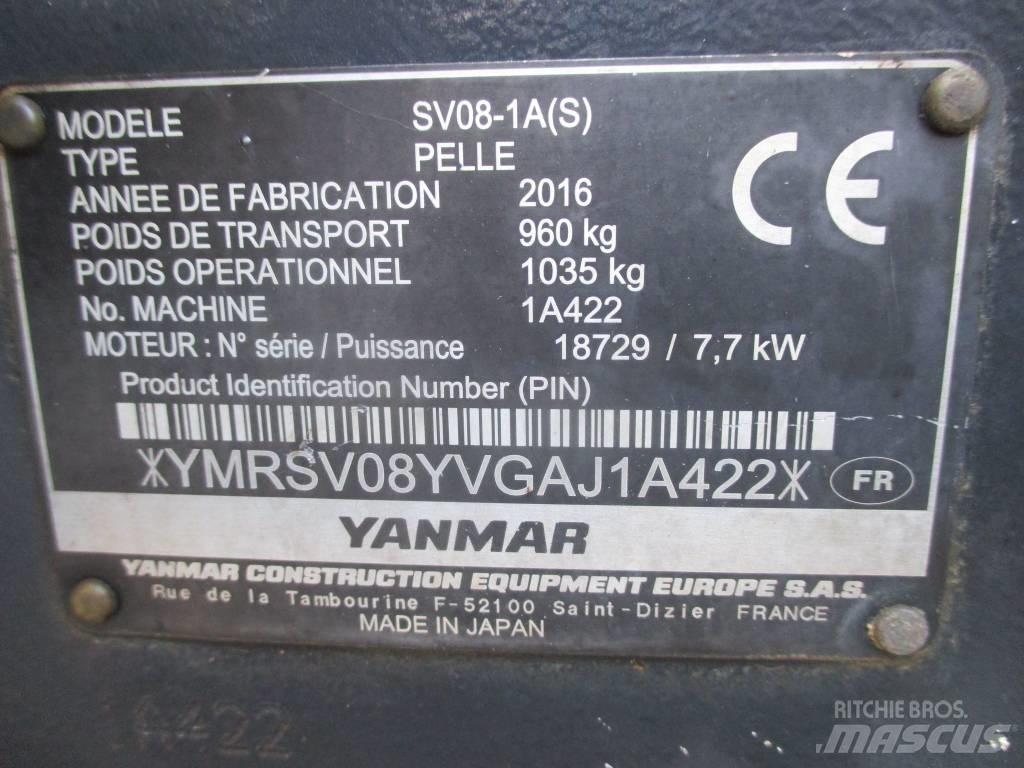 Yanmar SV 08-1 A Minikaivukoneet < 7t