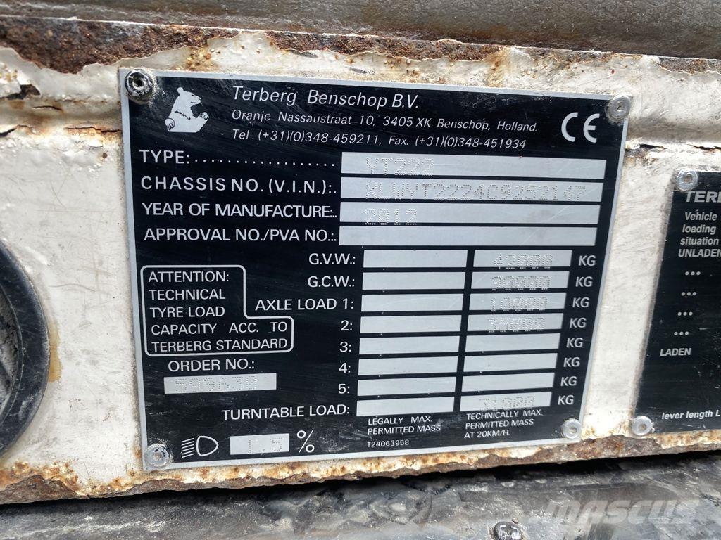 Terberg YT222 Vetopöytäautot