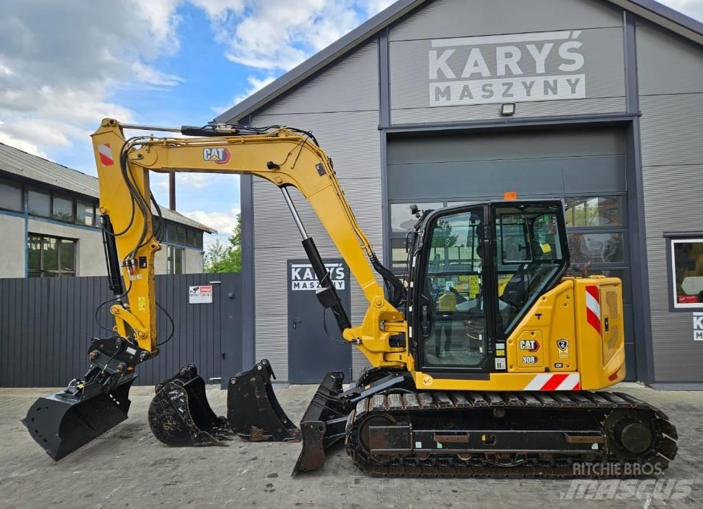 CAT 308 CR Midikaivukoneet 7t - 12t
