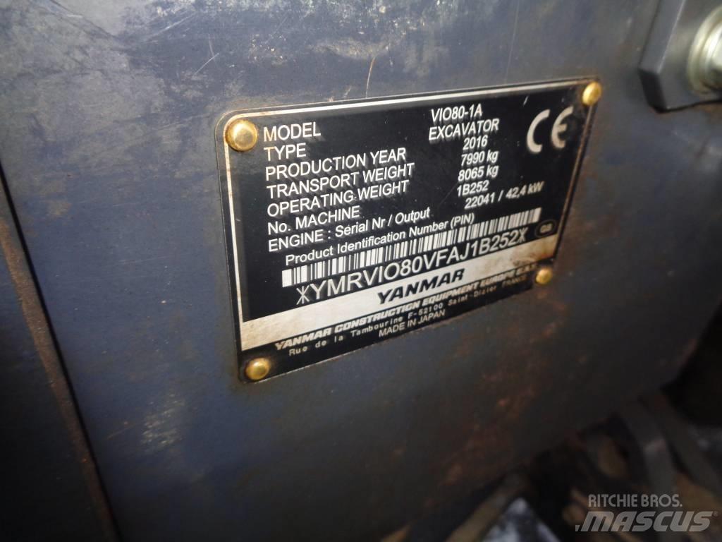 Yanmar Vio 80 Telakaivukoneet