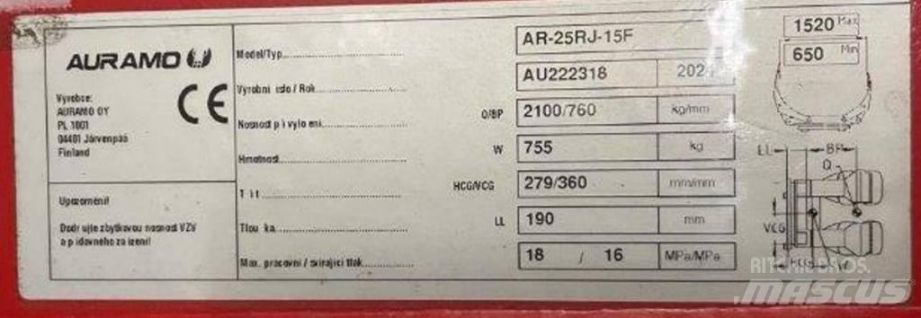 Auramo AR-25RJ-15F Rullapihdit
