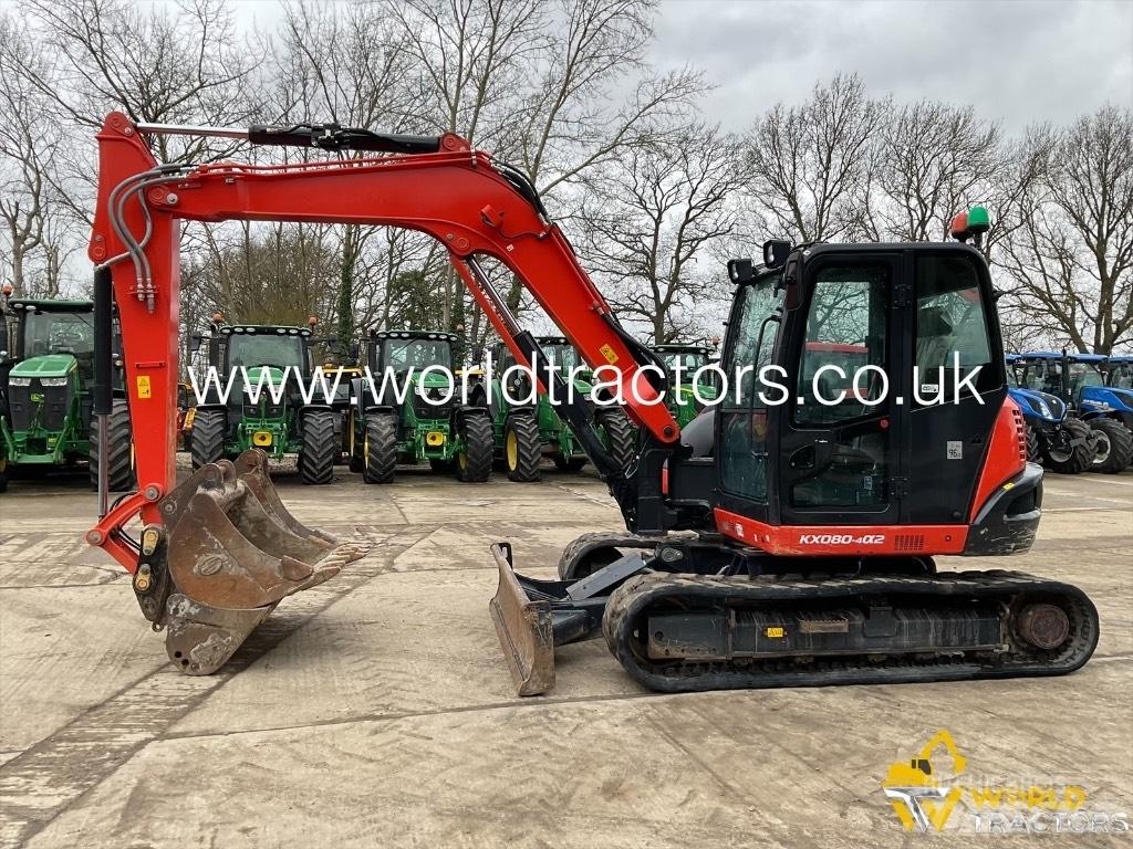 Kubota KX 080-4 Midikaivukoneet 7t - 12t