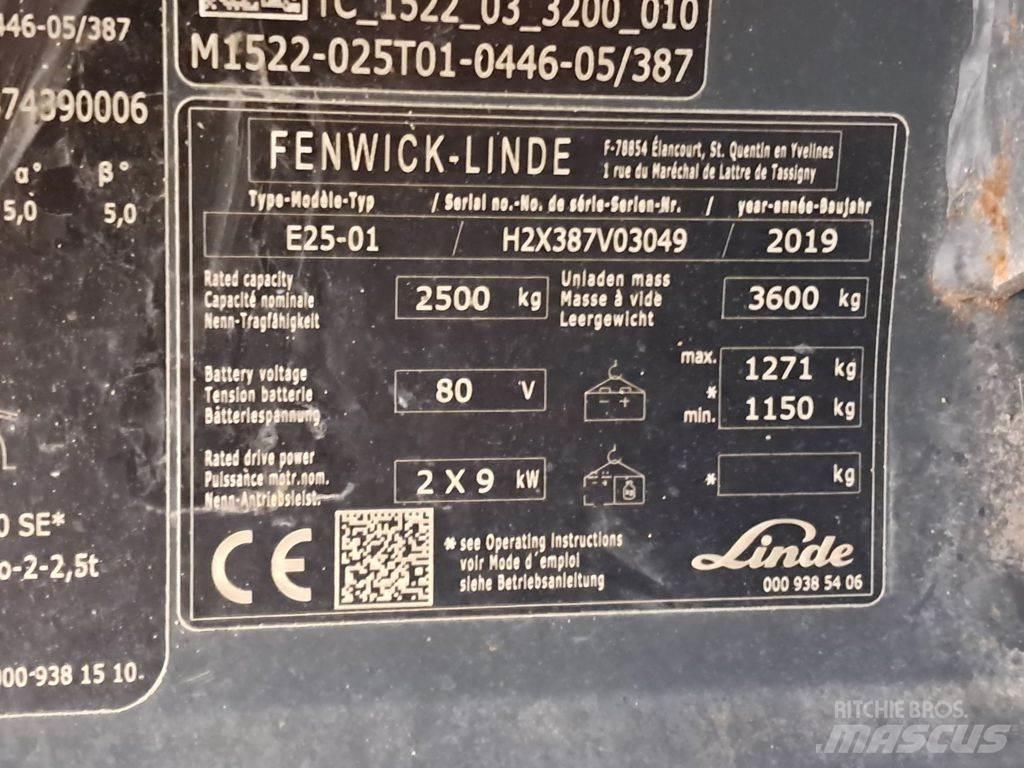 Linde E25-01 Sähkötrukit