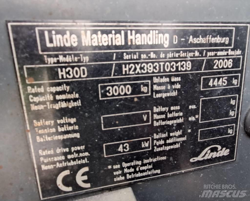 Linde H 30 D Dieseltrukit