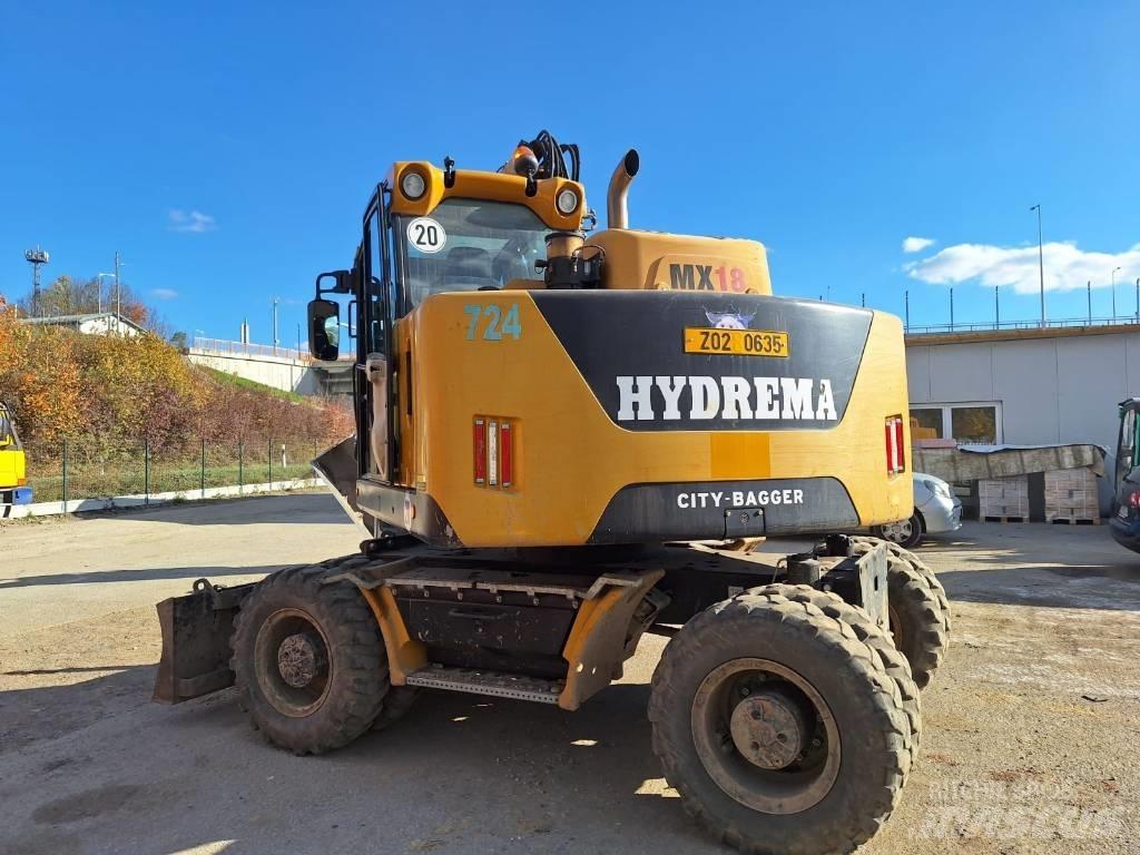 Hydrema MX 18 Pyöräkaivukoneet
