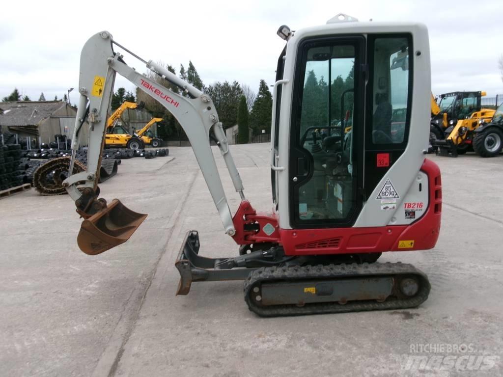 Takeuchi TB 216 Minikaivukoneet < 7t