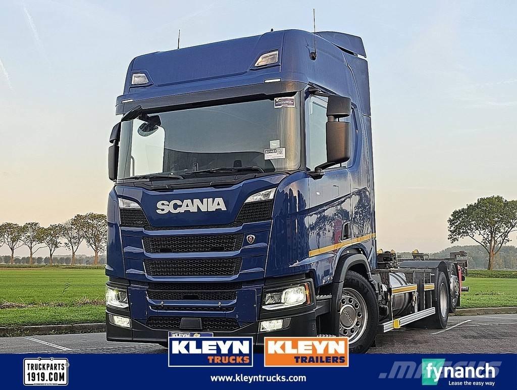 Scania R410 LNG Vaihtolava-autot