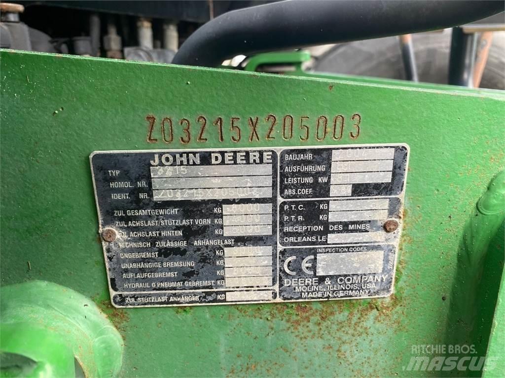 John Deere 3215 Kurottajat