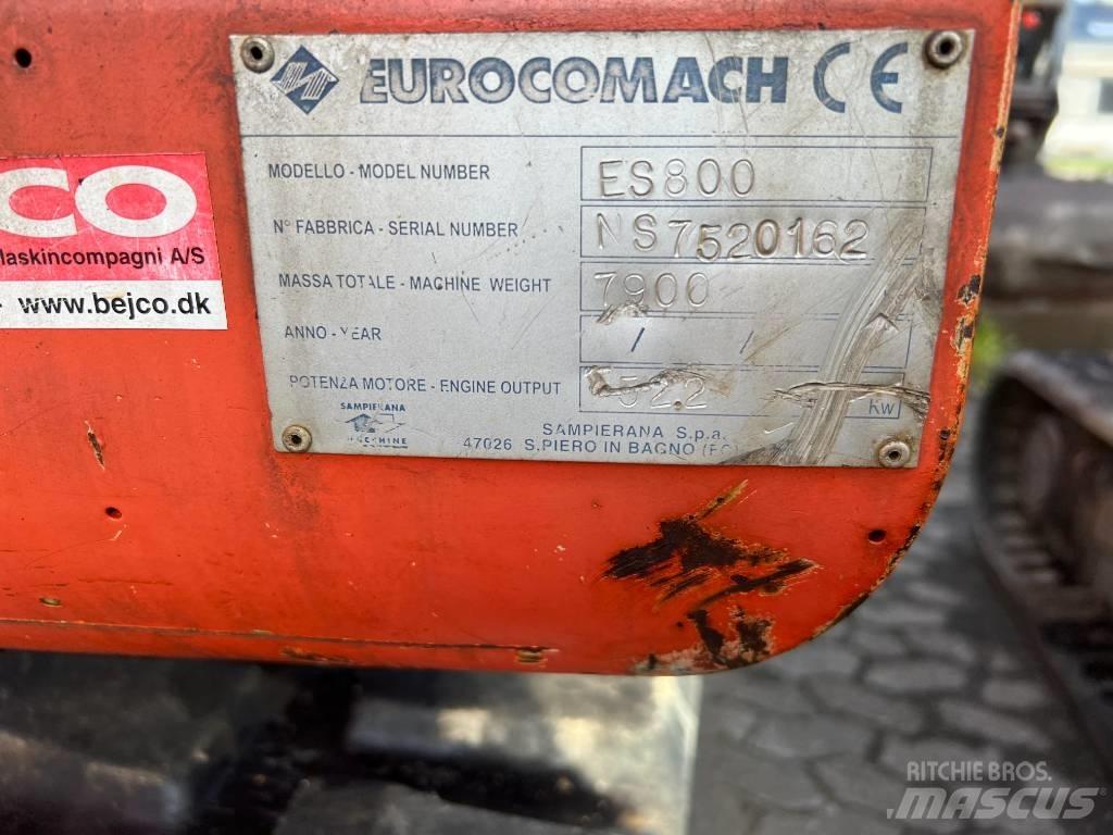 Eurocomach es800 Midikaivukoneet 7t - 12t