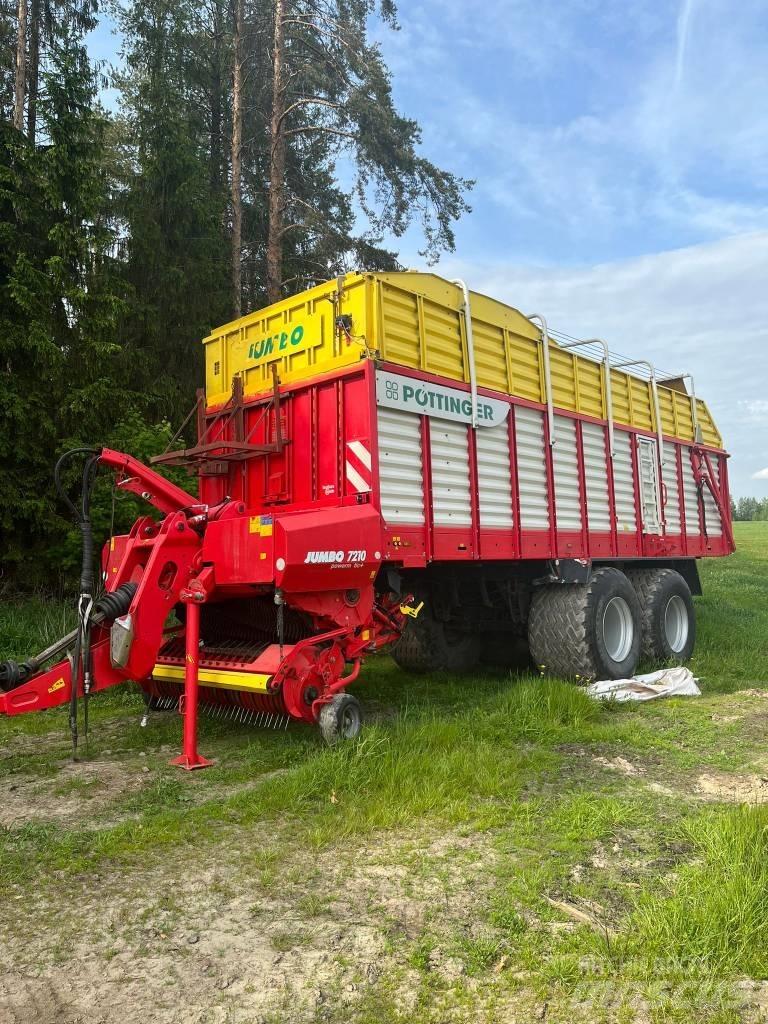 Pöttinger Jumbo 7210 Keräävät noukinvaunut ja silppurivaunut