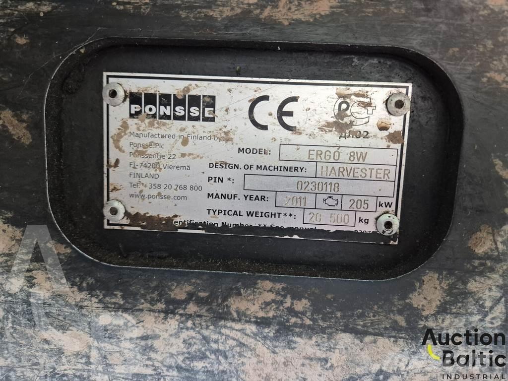 Ponsse Ergo 8W Harvesterit