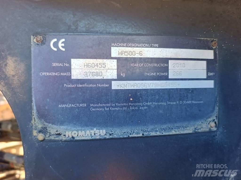 Komatsu WA500-6 Pyöräkuormaajat