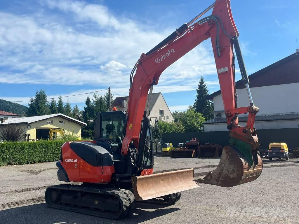 Kubota KX080 Midikaivukoneet 7t - 12t