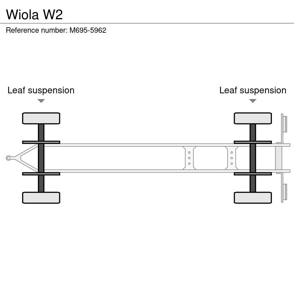 Wiola W2 Lavaperävaunut