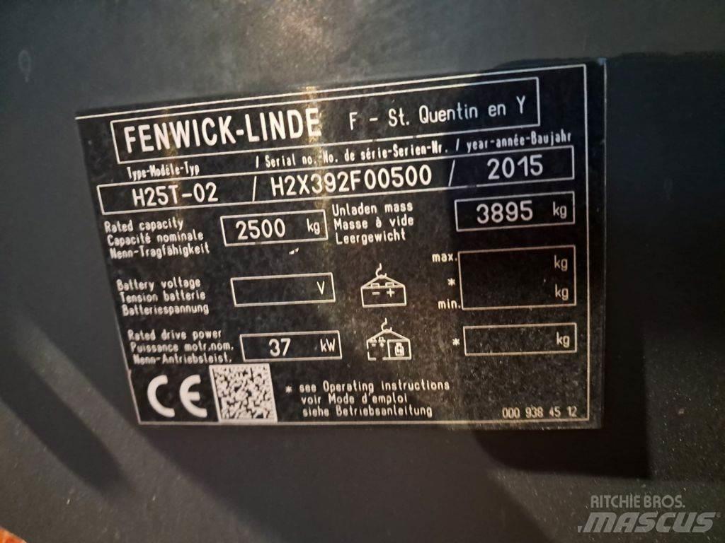 Linde H25T-02 Nestekaasutrukit