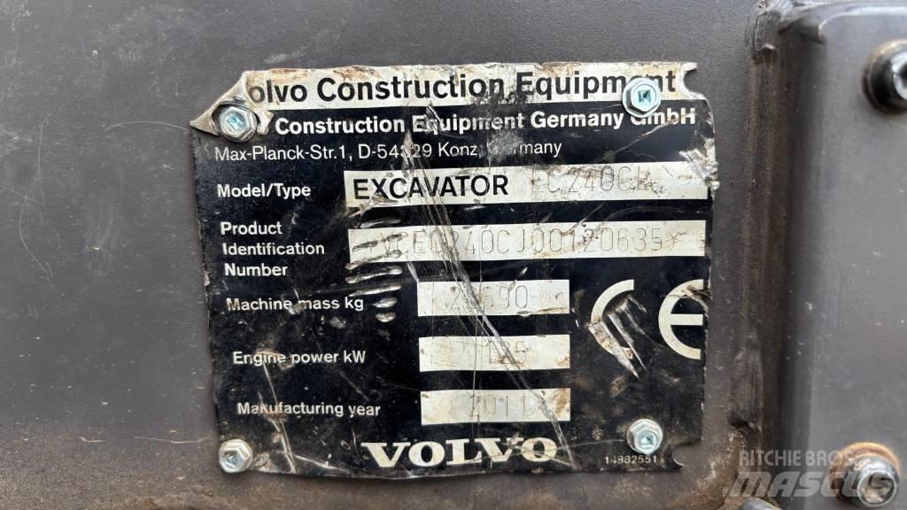 Volvo EC 240 C L Telakaivukoneet