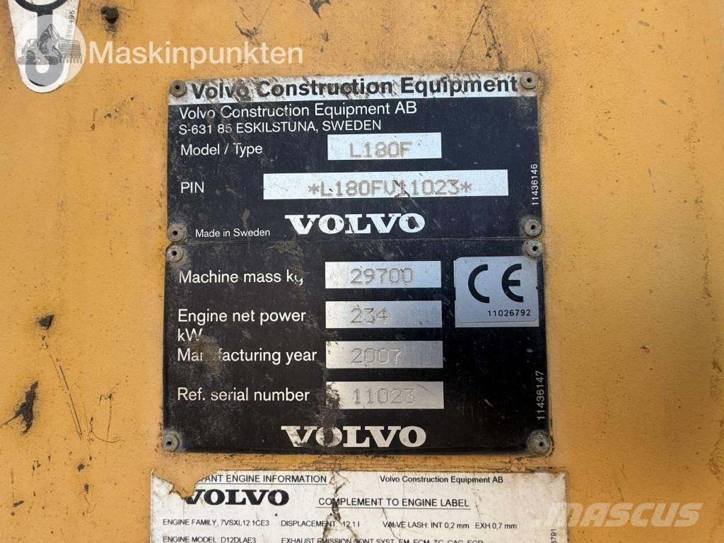 Volvo L 180 F Pyöräkuormaajat