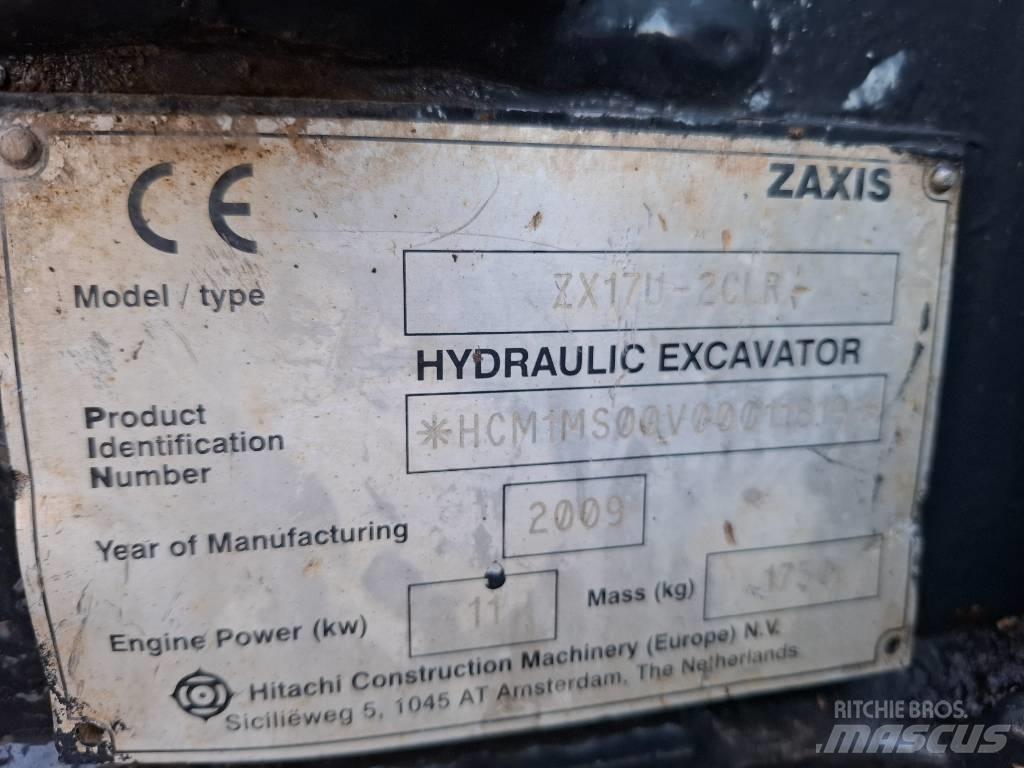 Hitachi ZX17U-2CLR Minikaivukoneet < 7t
