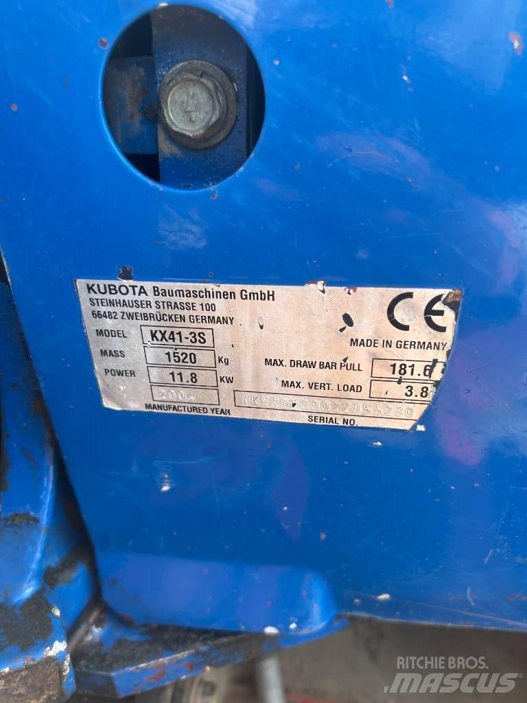 Kubota KX 41-3 S Minikaivukoneet < 7t