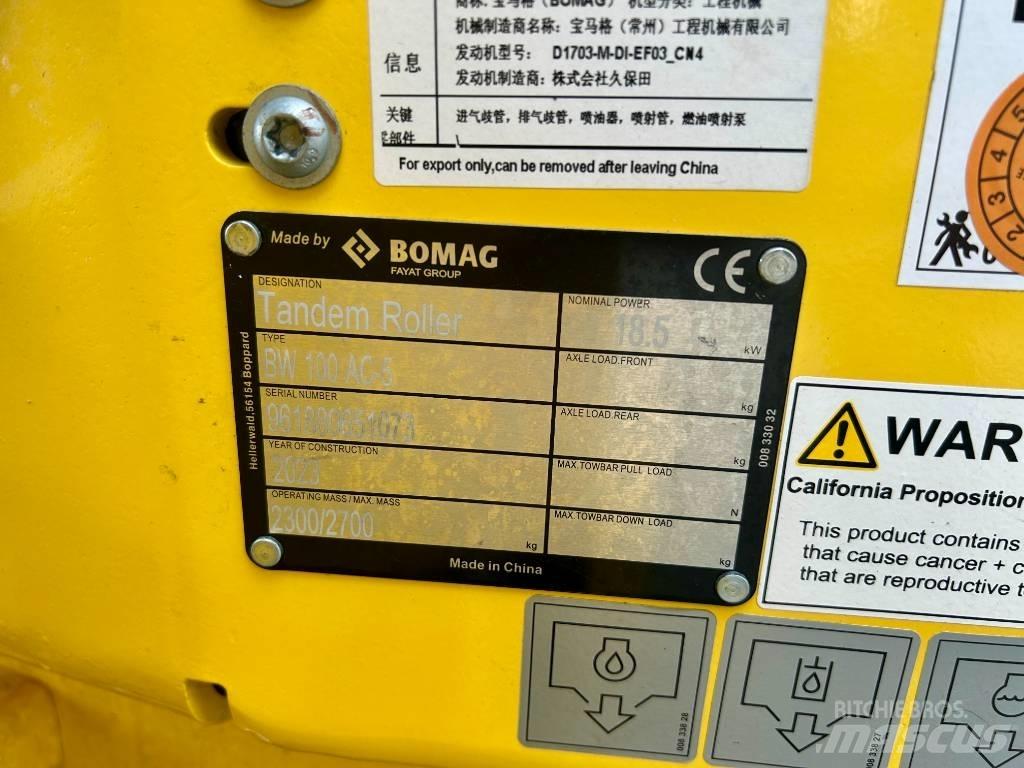 Bomag BW 100 AC-5 Tandemjyrät