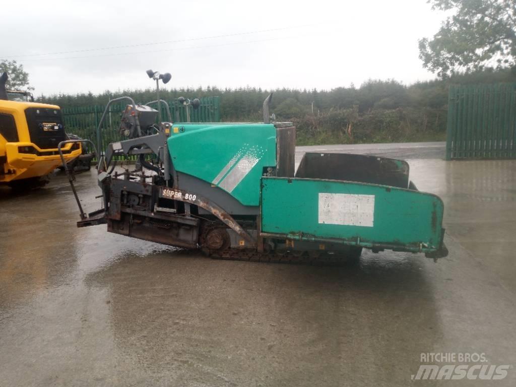 Vögele S800 Asfalttikoneet