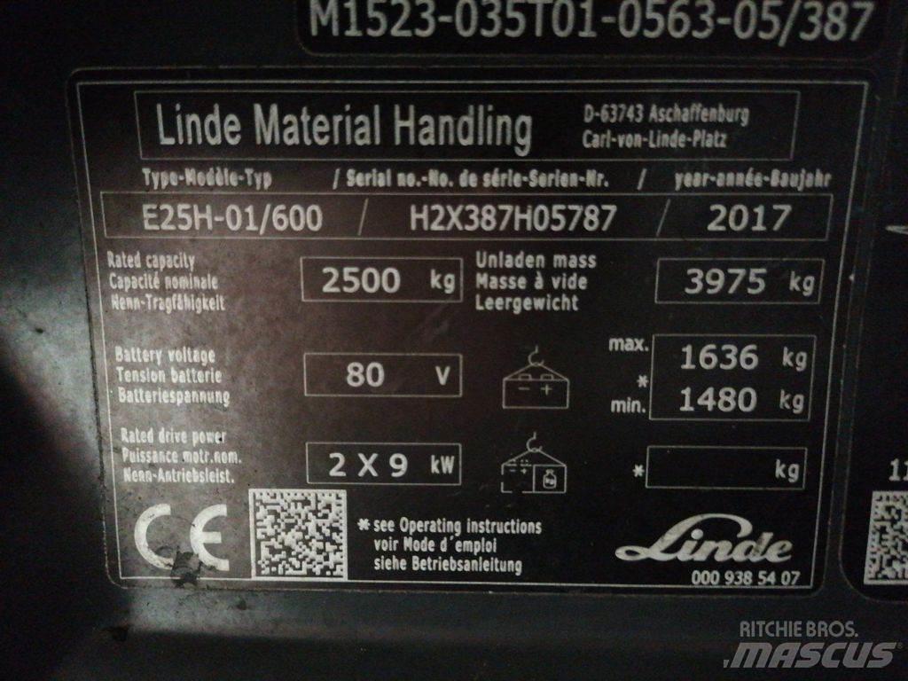 Linde E25H-01/600 Sähkötrukit