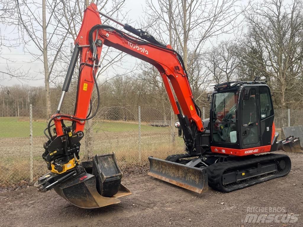 Kubota KX 080-4 Midikaivukoneet 7t - 12t