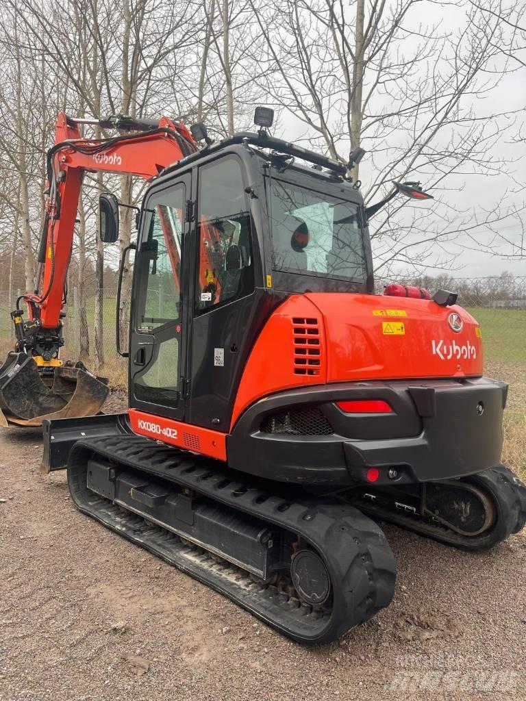 Kubota KX 080-4 Midikaivukoneet 7t - 12t