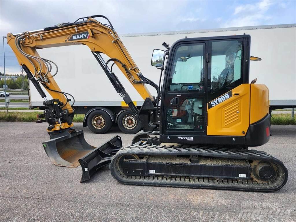 Sany SY80U Midikaivukoneet 7t - 12t