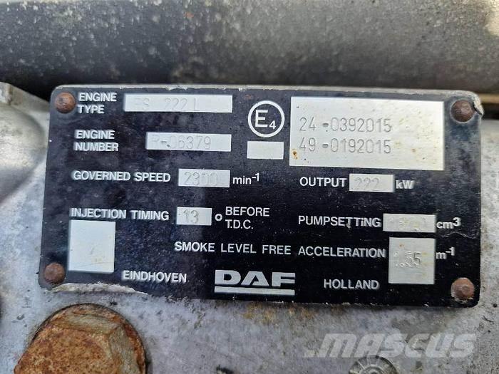  Engines RS 222 L Muut