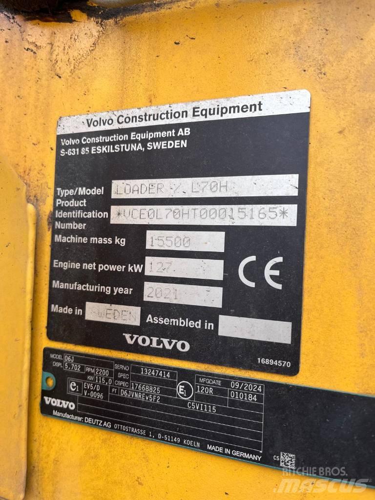 Volvo L 70 H Pyöräkuormaajat